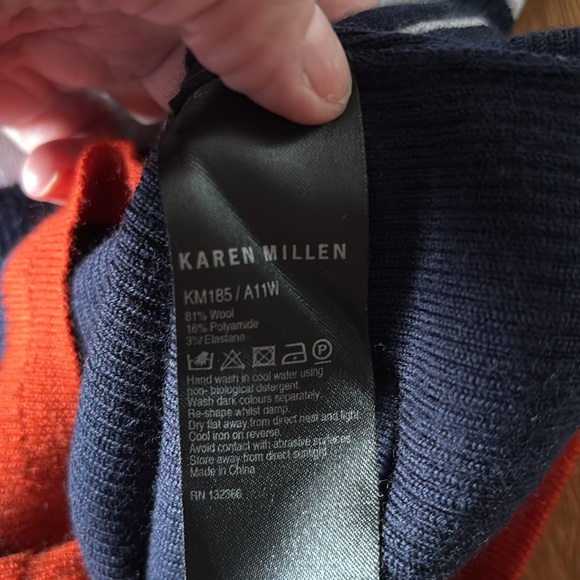 Karen Millen 3 Wool Blend Jumper Turtleneck Sweater - Picture 3 of 4